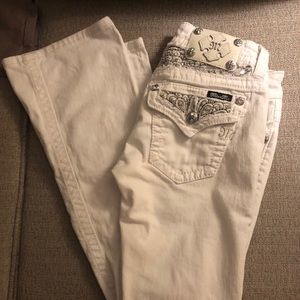 White Miss Me Jeans